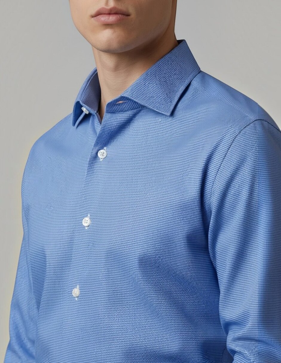 Camisa de bambú manga larga para hombre 3