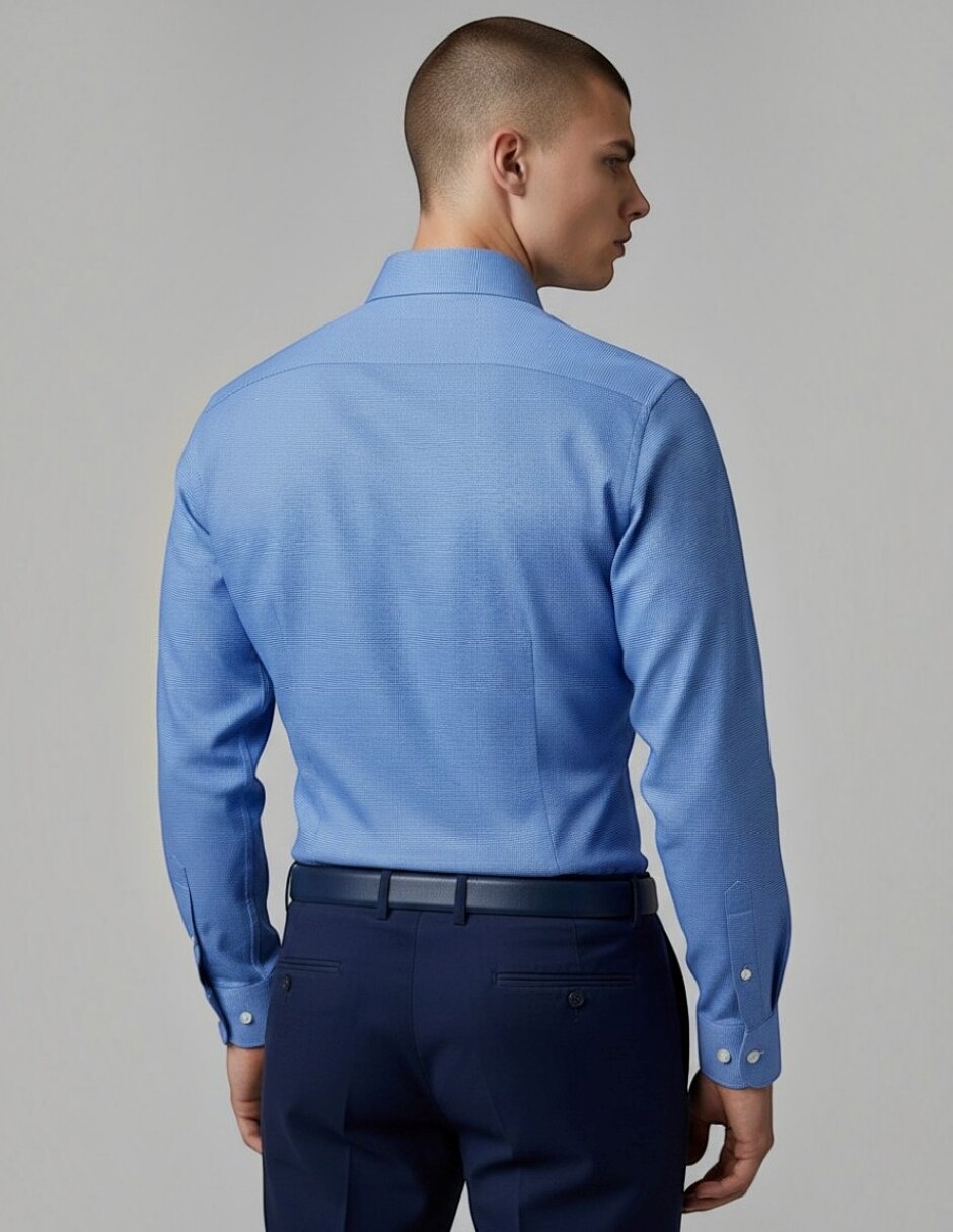 Camisa de bambú manga larga para hombre 4