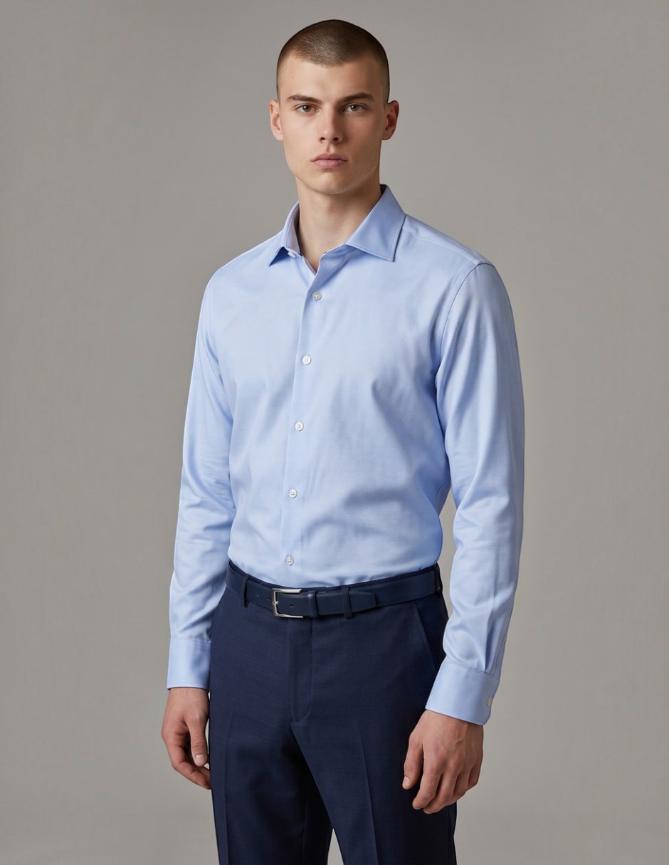 Camisa formal manga larga para hombre Camisa formal manga larga para hombre