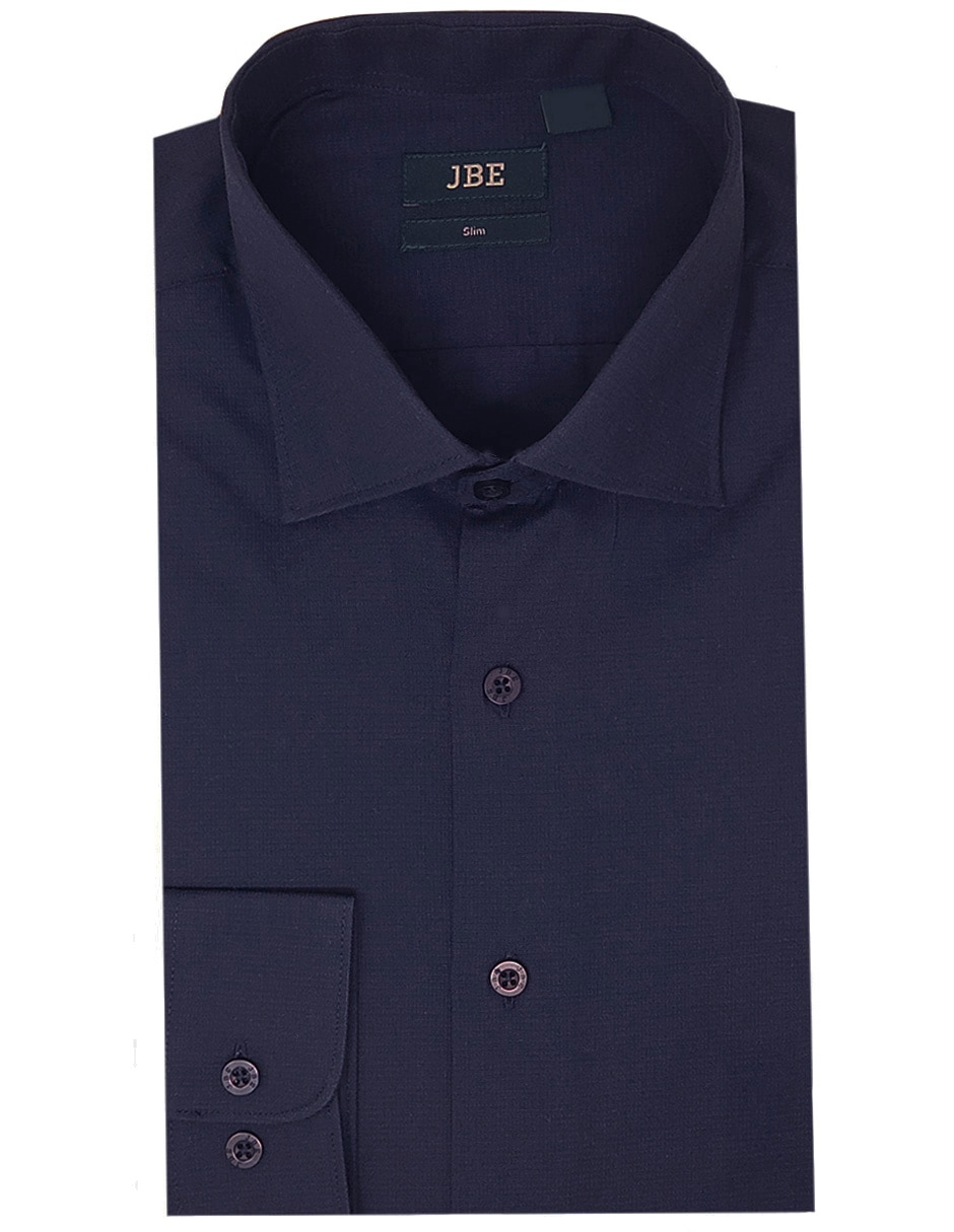 Camisa de vestir JBE manga larga para hombre
