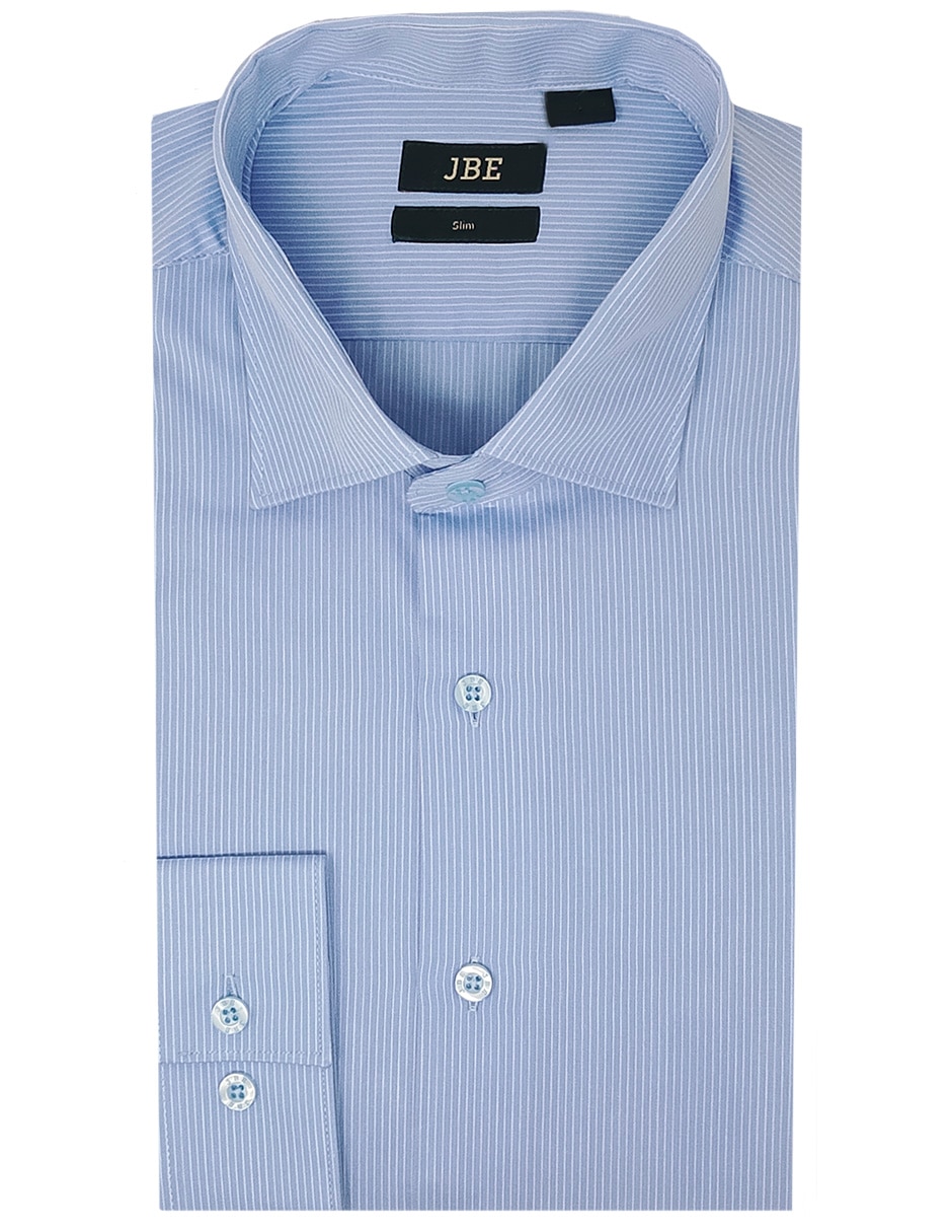 Camisa de vestir JBE manga larga para hombre