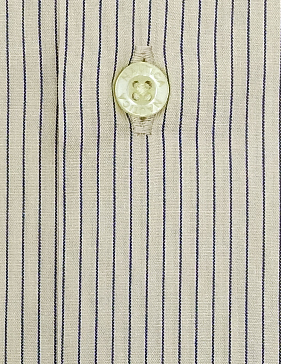Camisa/Sobrecamisa Formal de (si aplica) Mezcla de materiales manga Larga para hombre 3
