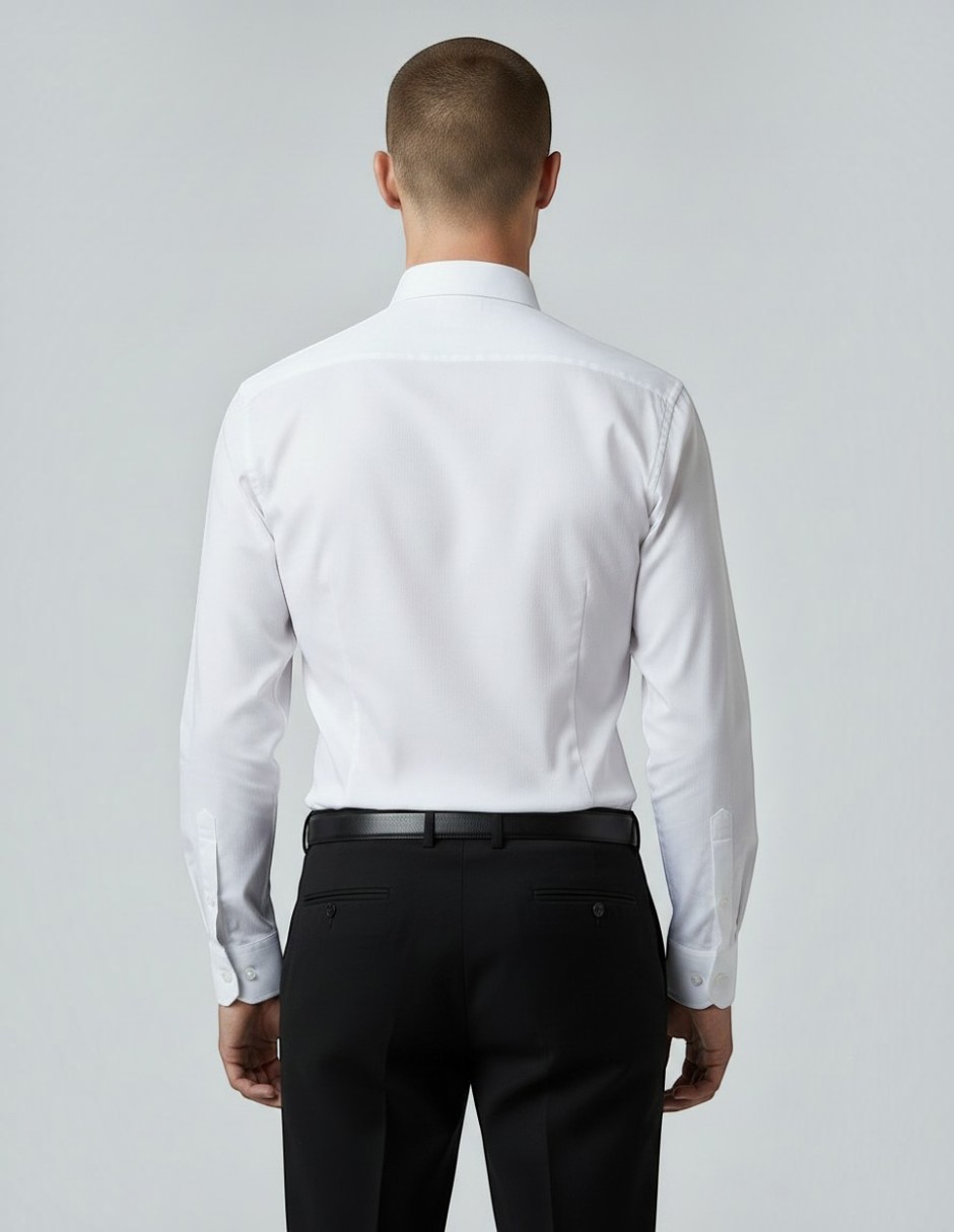 Camisa de vestir manga larga para hombre 4