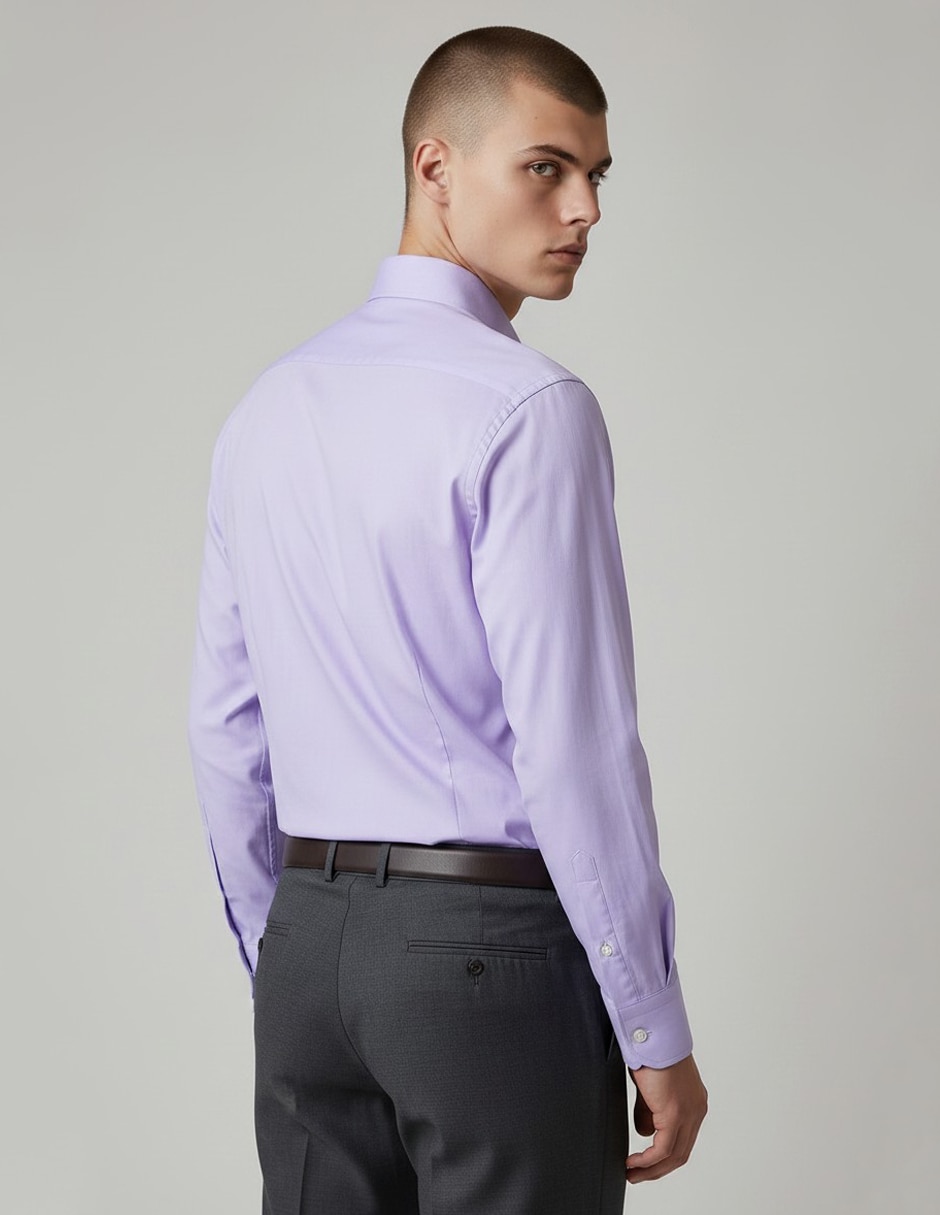 Camisa de algodón manga larga para hombre 2