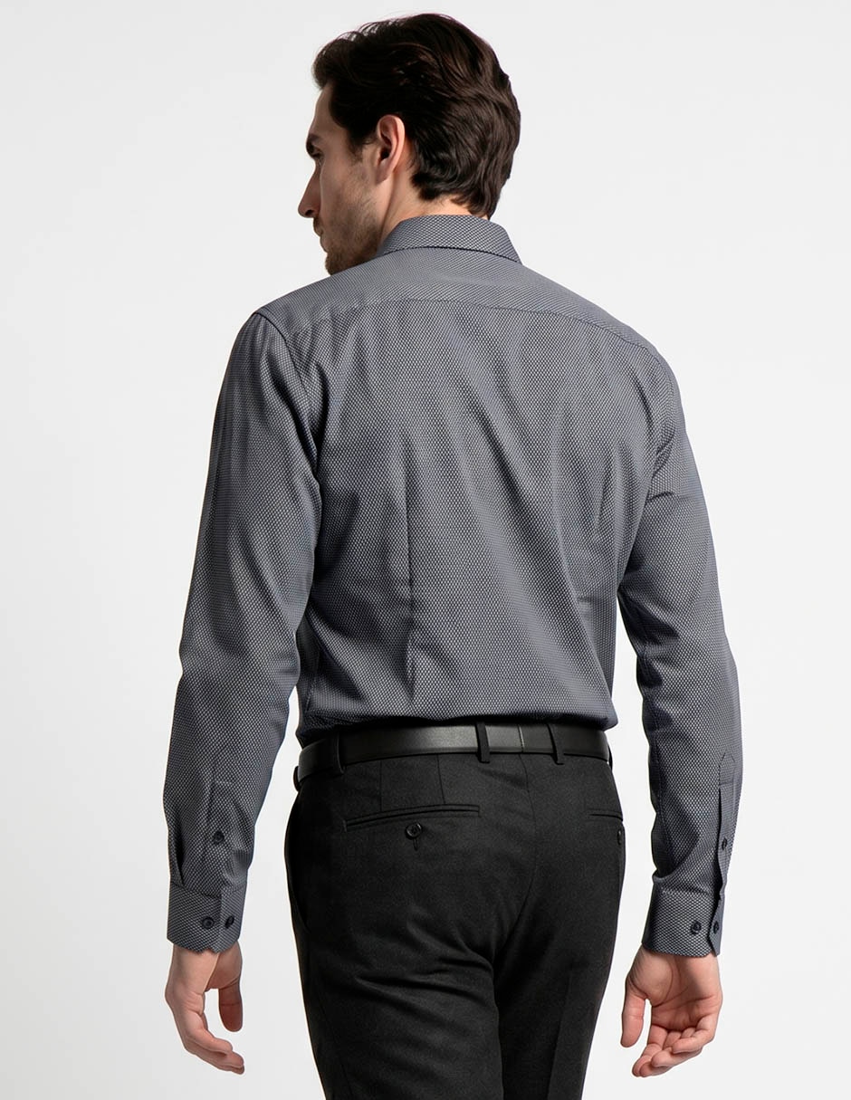 Camisa casual de algodón manga larga para hombre 2