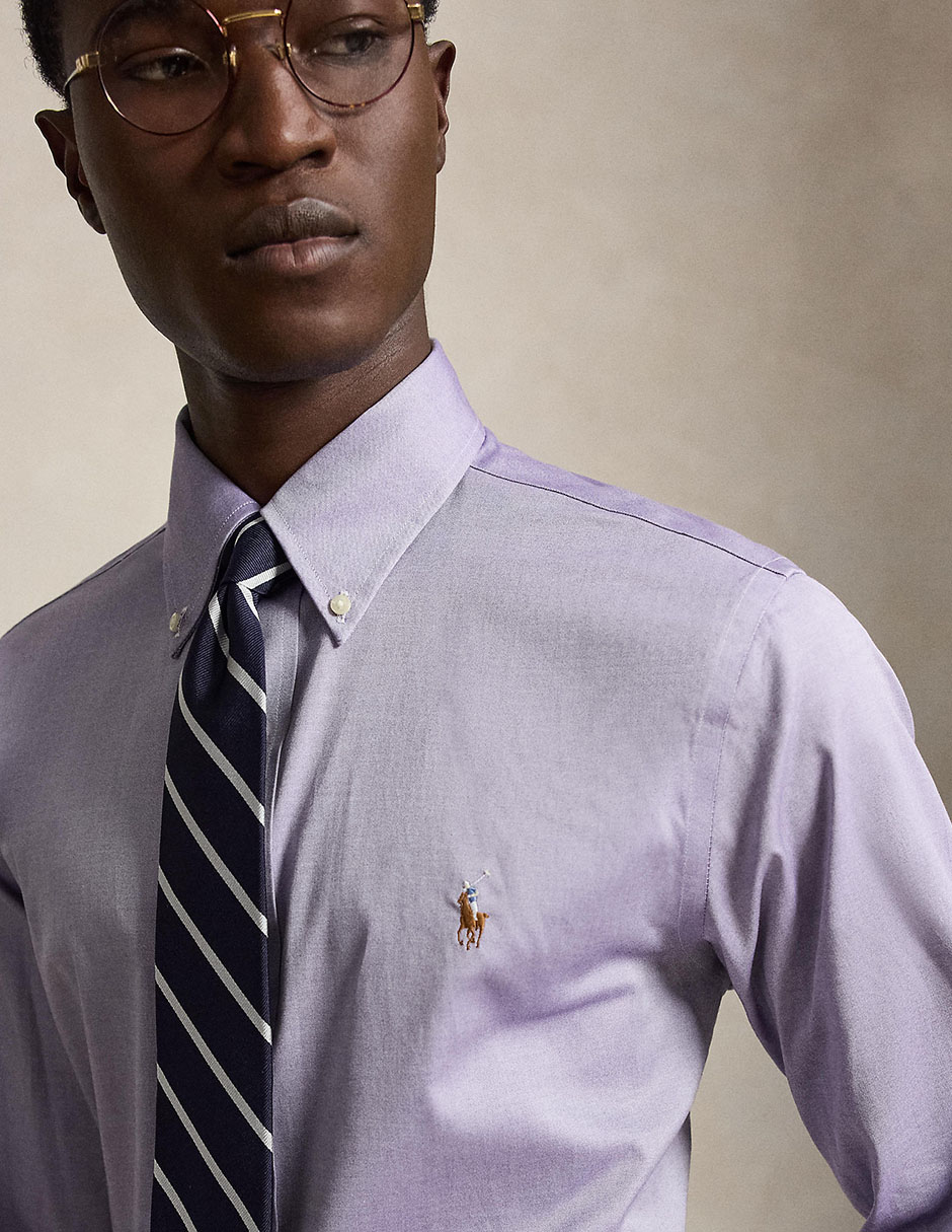 Camisa de vestir manga larga para hombre 4