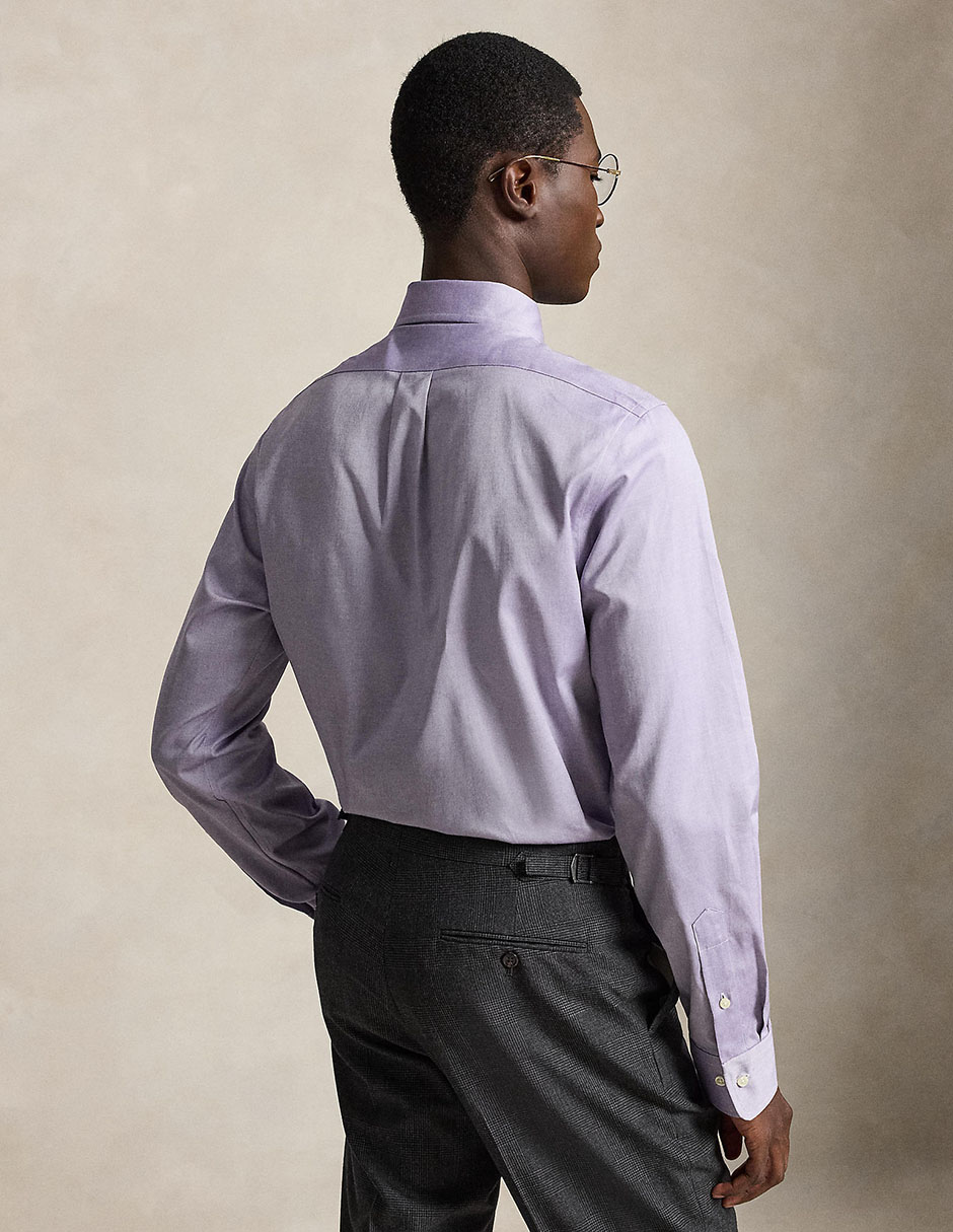 Camisa formal manga larga para hombre 12