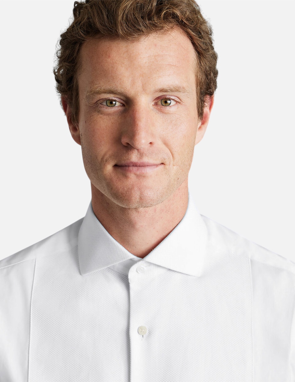 Camisa de vestir Charles Tyrwhittde algodón manga larga para hombre 4
