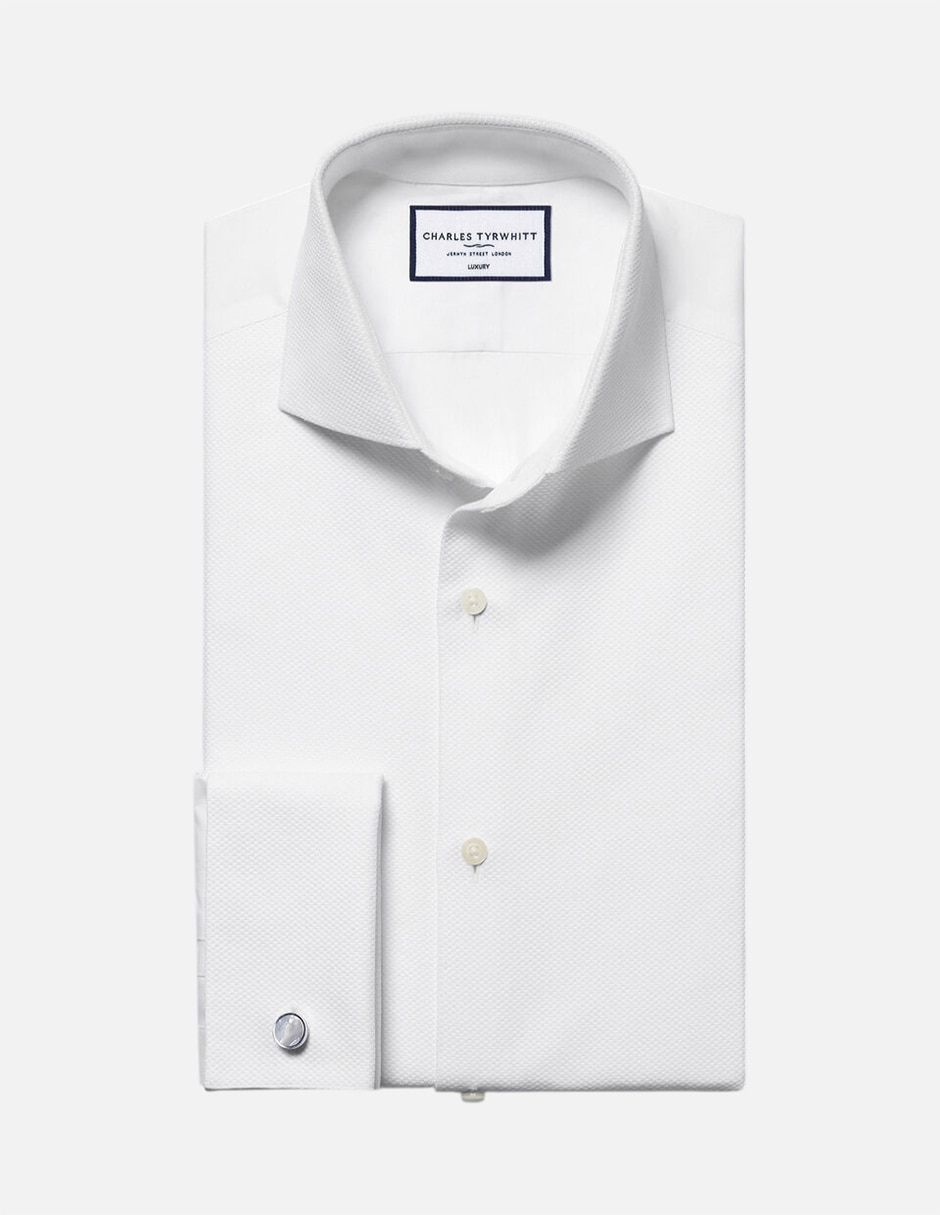 Camisa de vestir Charles Tyrwhittde algodón manga larga para hombre 5