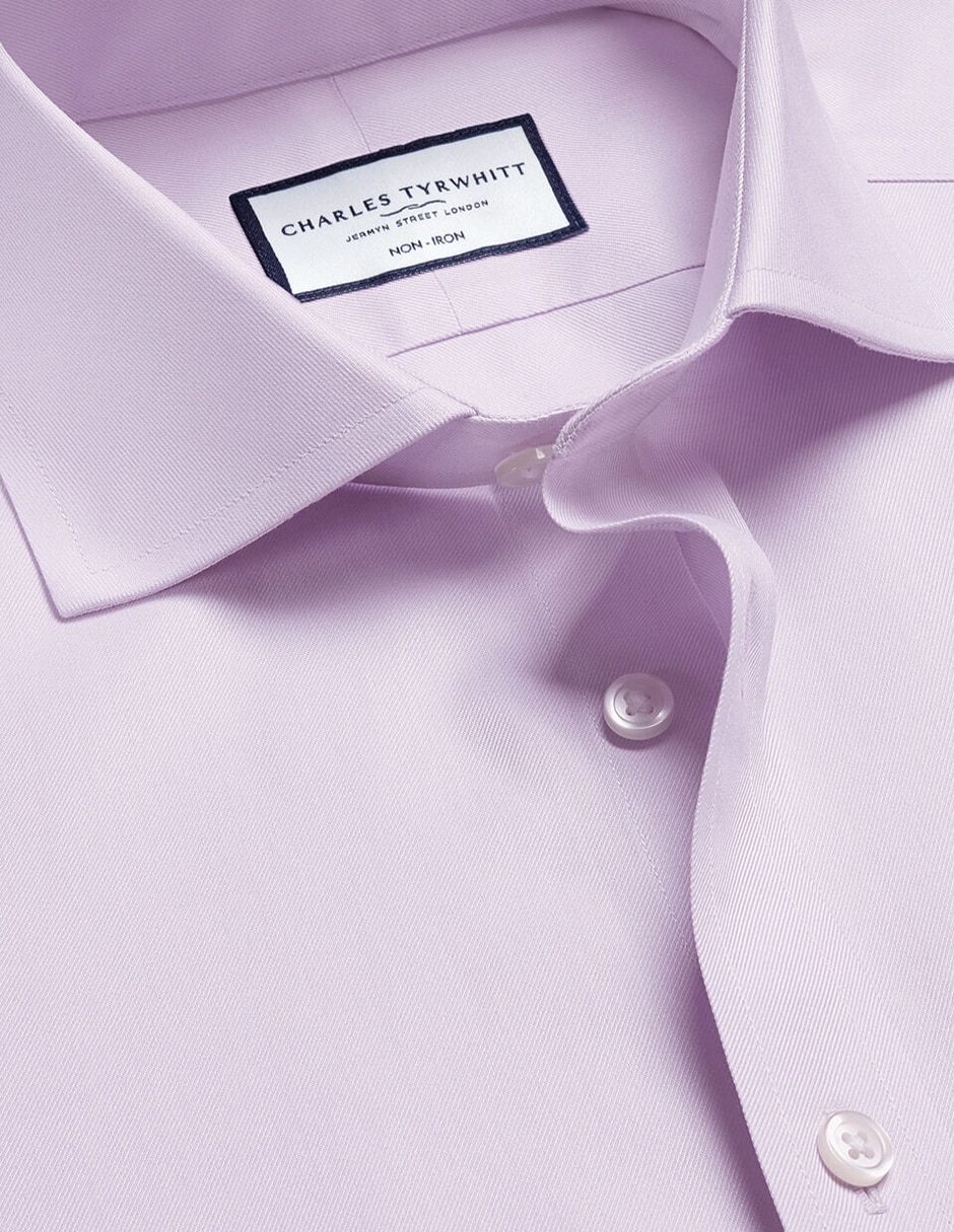 Camisa de vestir Charles Tyrwhittde algodón manga larga para hombre 4