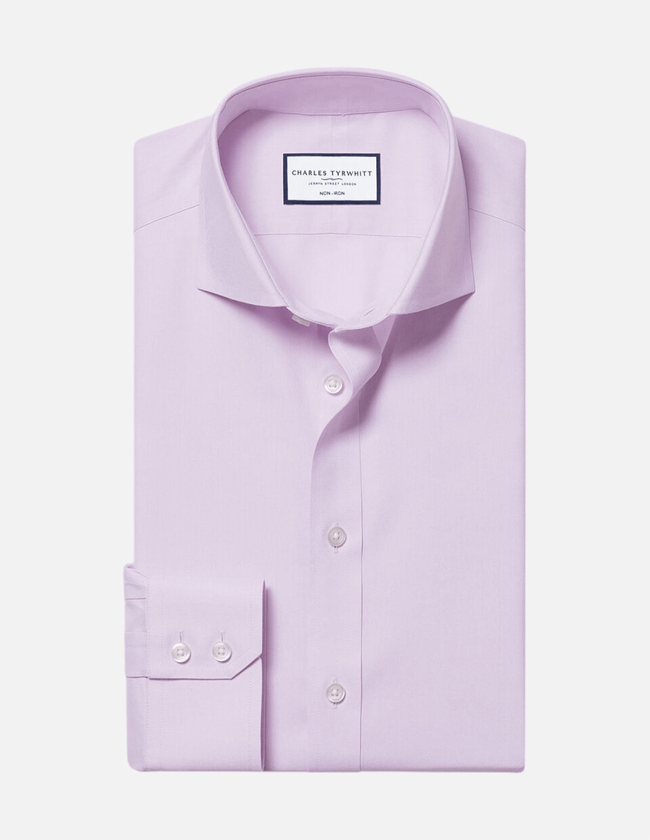 Camisa de vestir Charles Tyrwhittde algodón manga larga para hombre 3