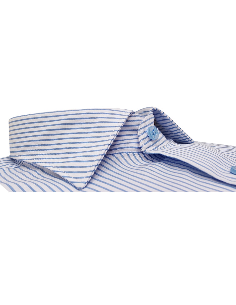 Camisa formal moda manga larga para hombre 2