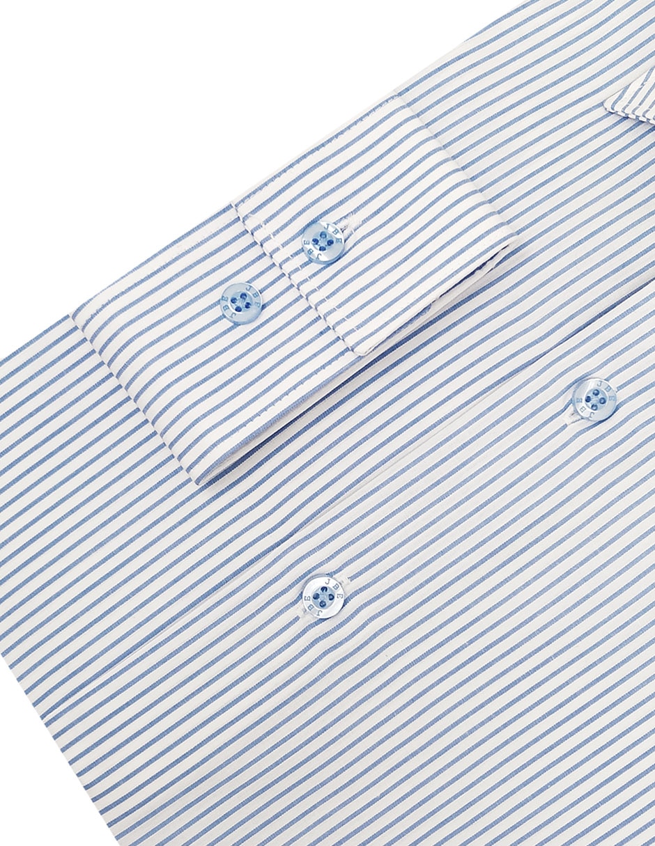 Camisa formal moda manga larga para hombre 3