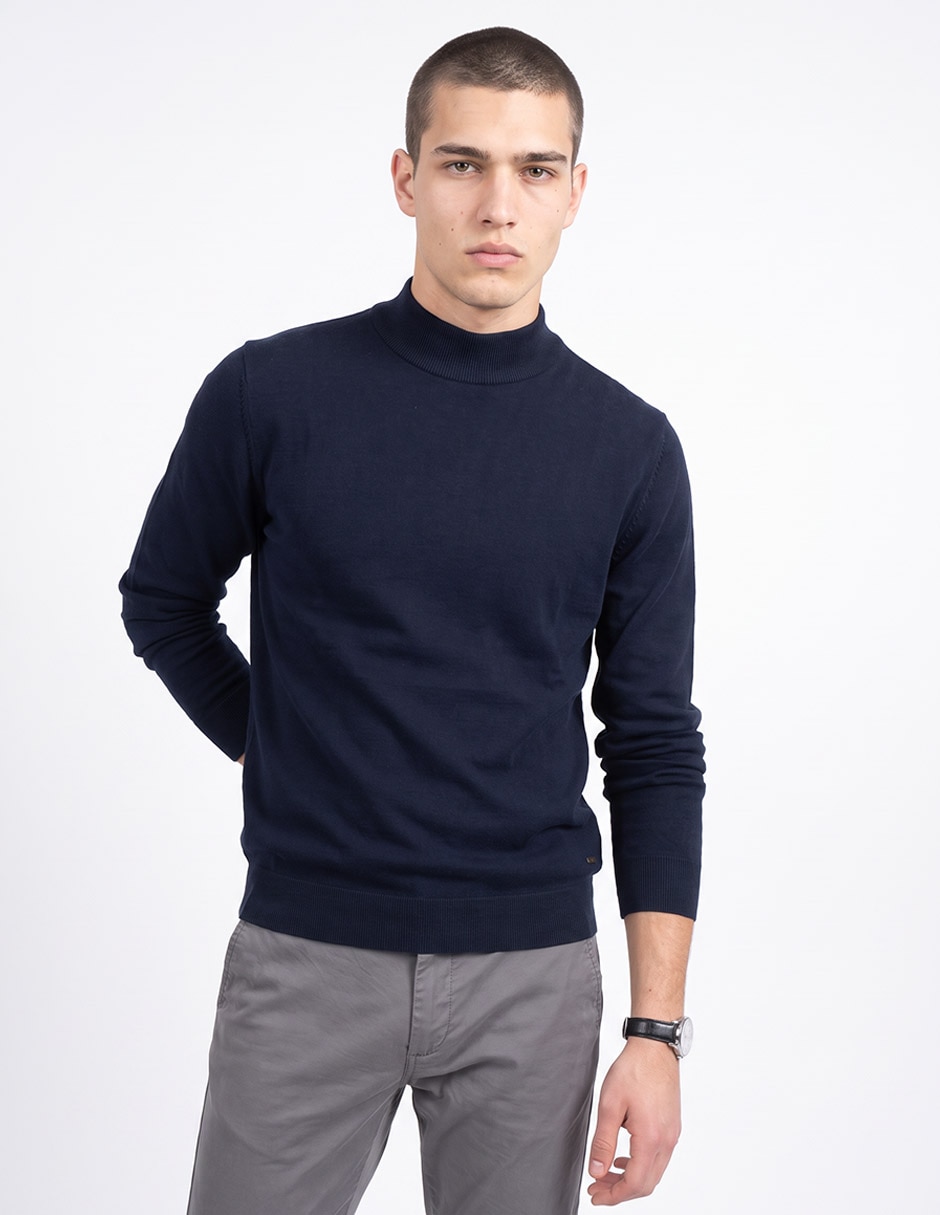 Suéter cuello alto para hombre Suéter cuello alto para hombre