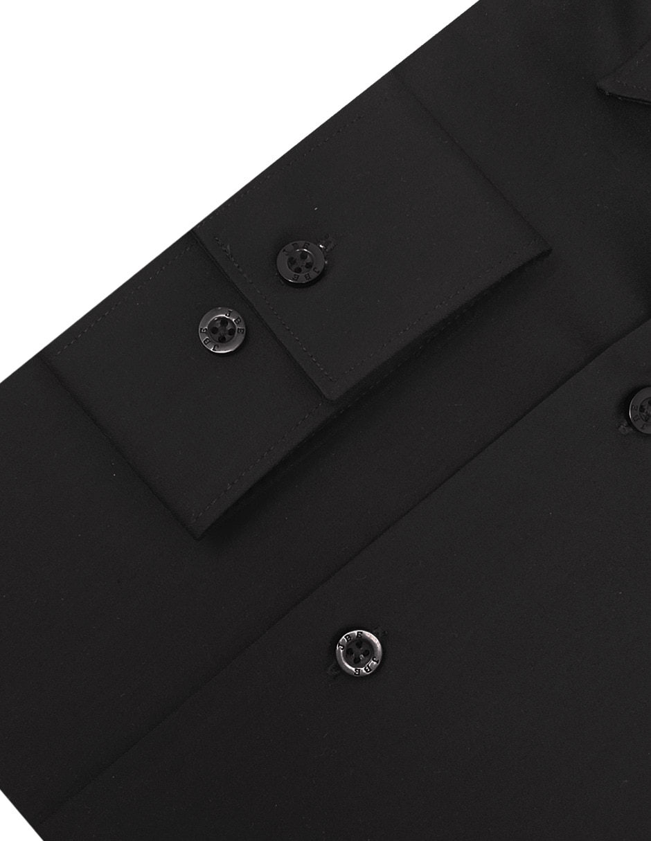 Camisa formal moda manga larga para hombre 4