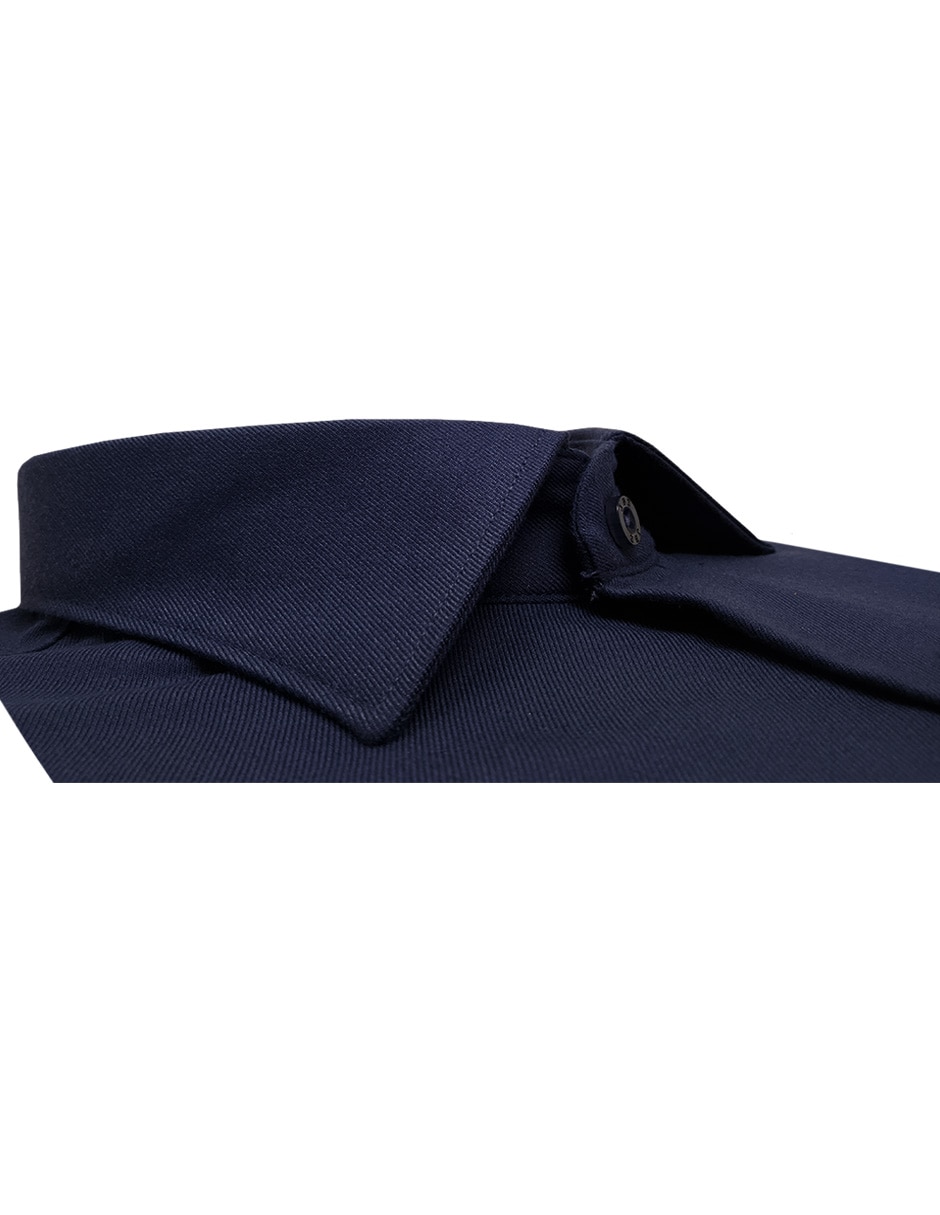 Camisa formal moda manga larga para hombre 2