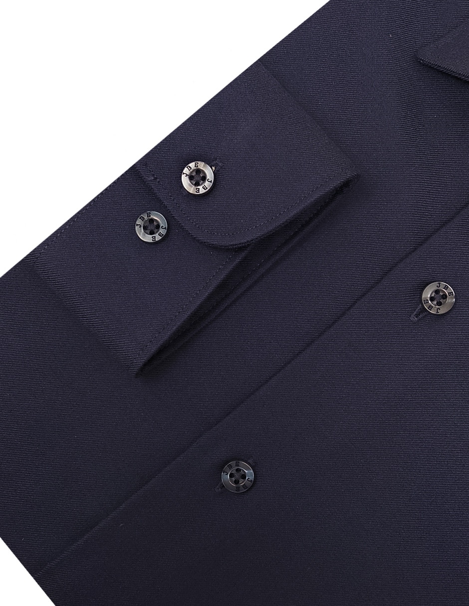 Camisa formal moda manga larga para hombre 3