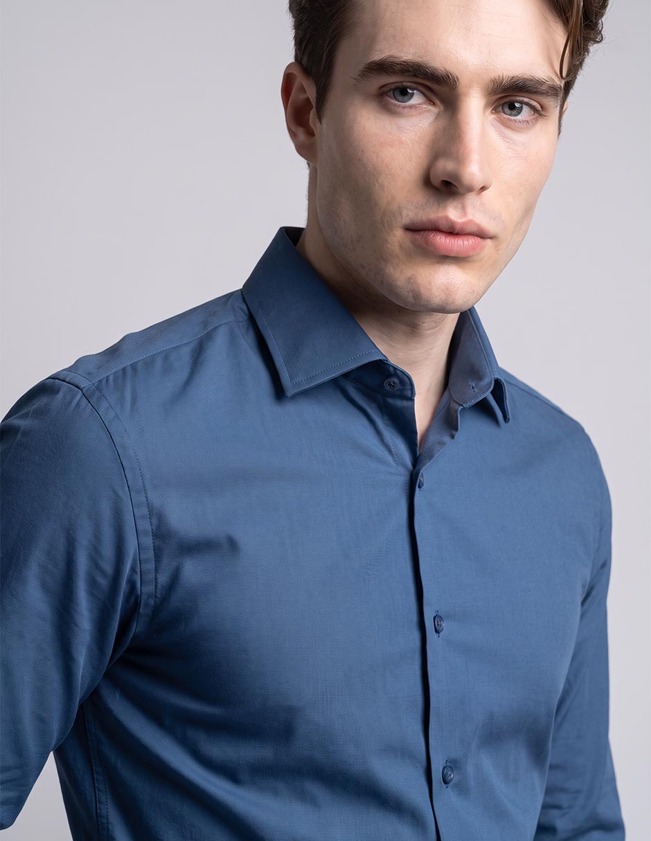 Camisa de vestir manga larga para hombre 2