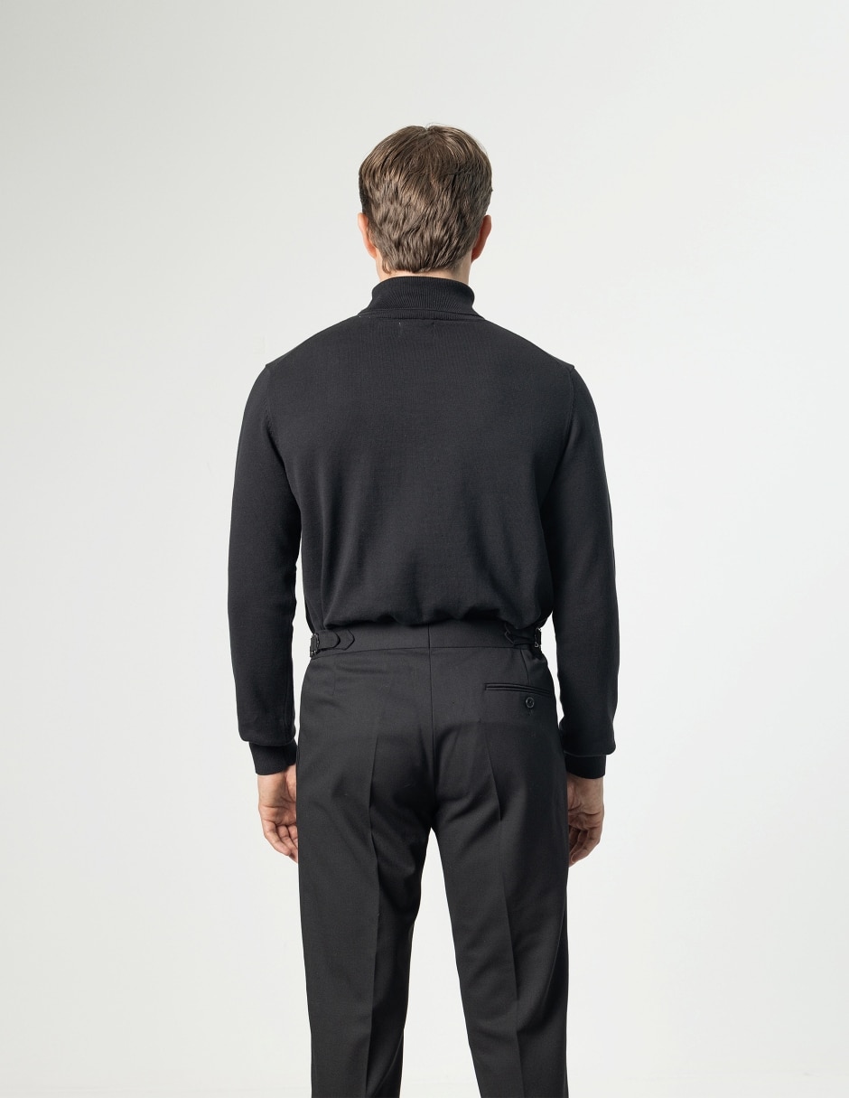 Suéter cuello tortuga para hombre 4