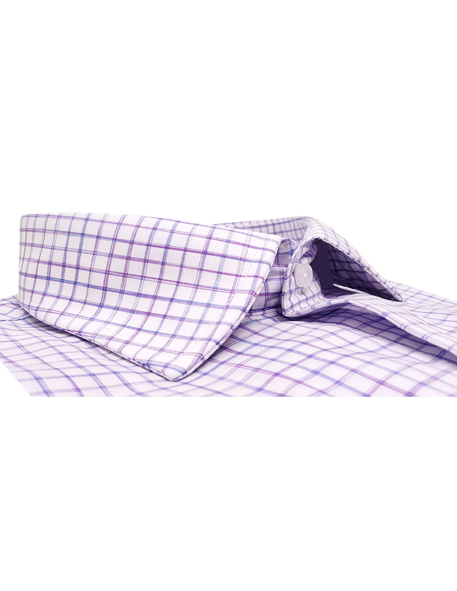 Camisa formal de algodón manga larga para hombre 2