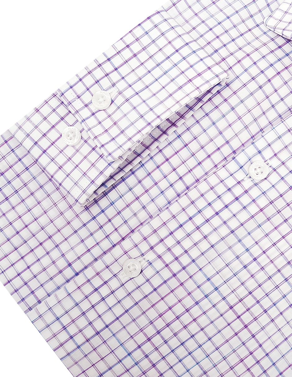 Camisa formal de algodón manga larga para hombre 3