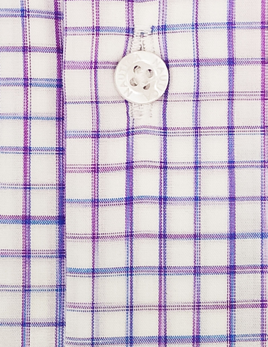 Camisa formal de algodón manga larga para hombre 4