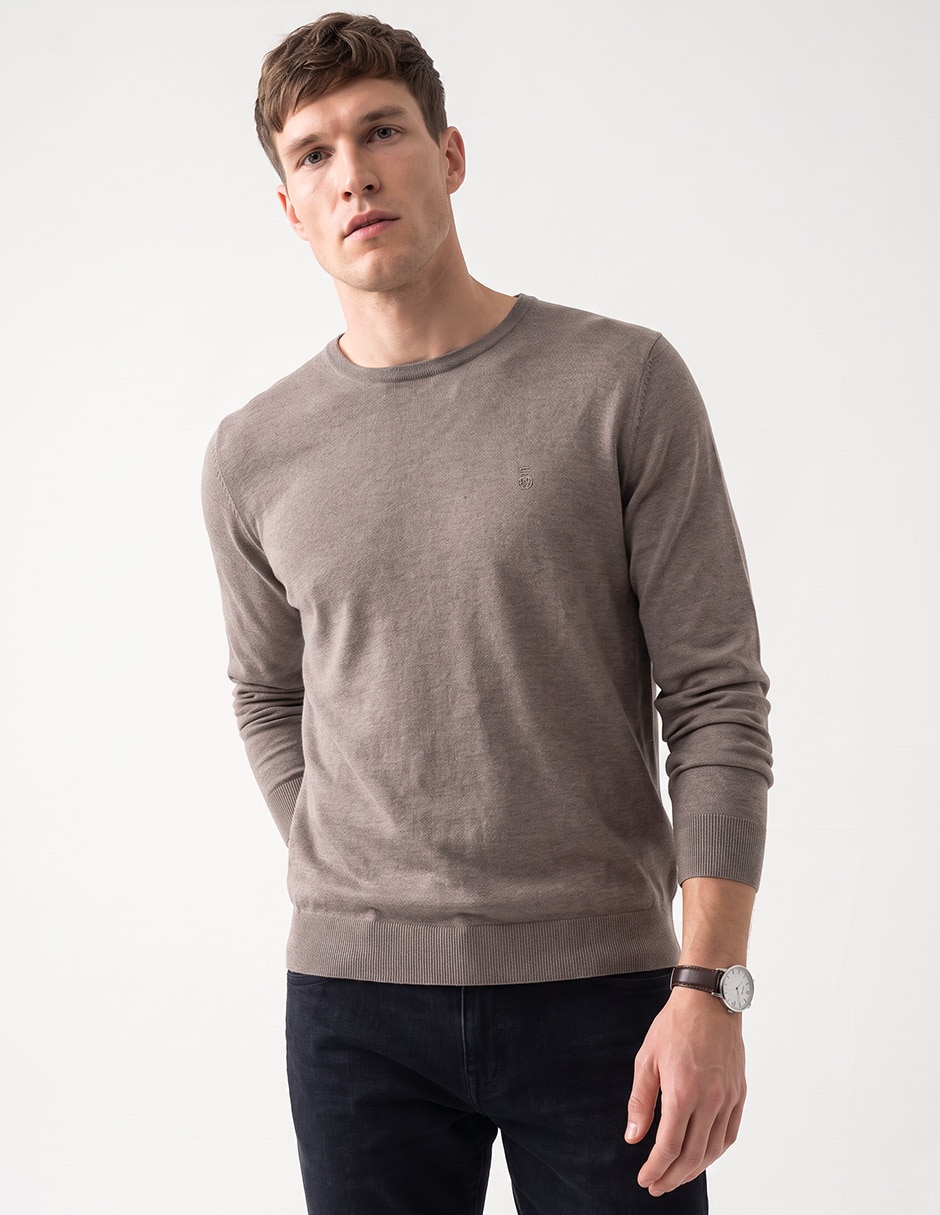 Suéter cuello redondo para hombre Suéter cuello redondo para hombre