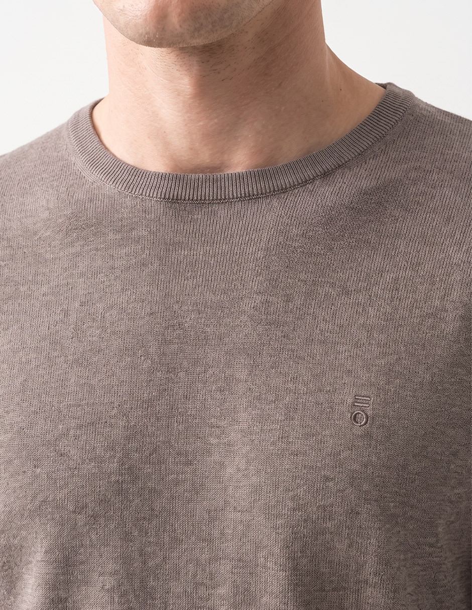 Suéter cuello redondo para hombre 2