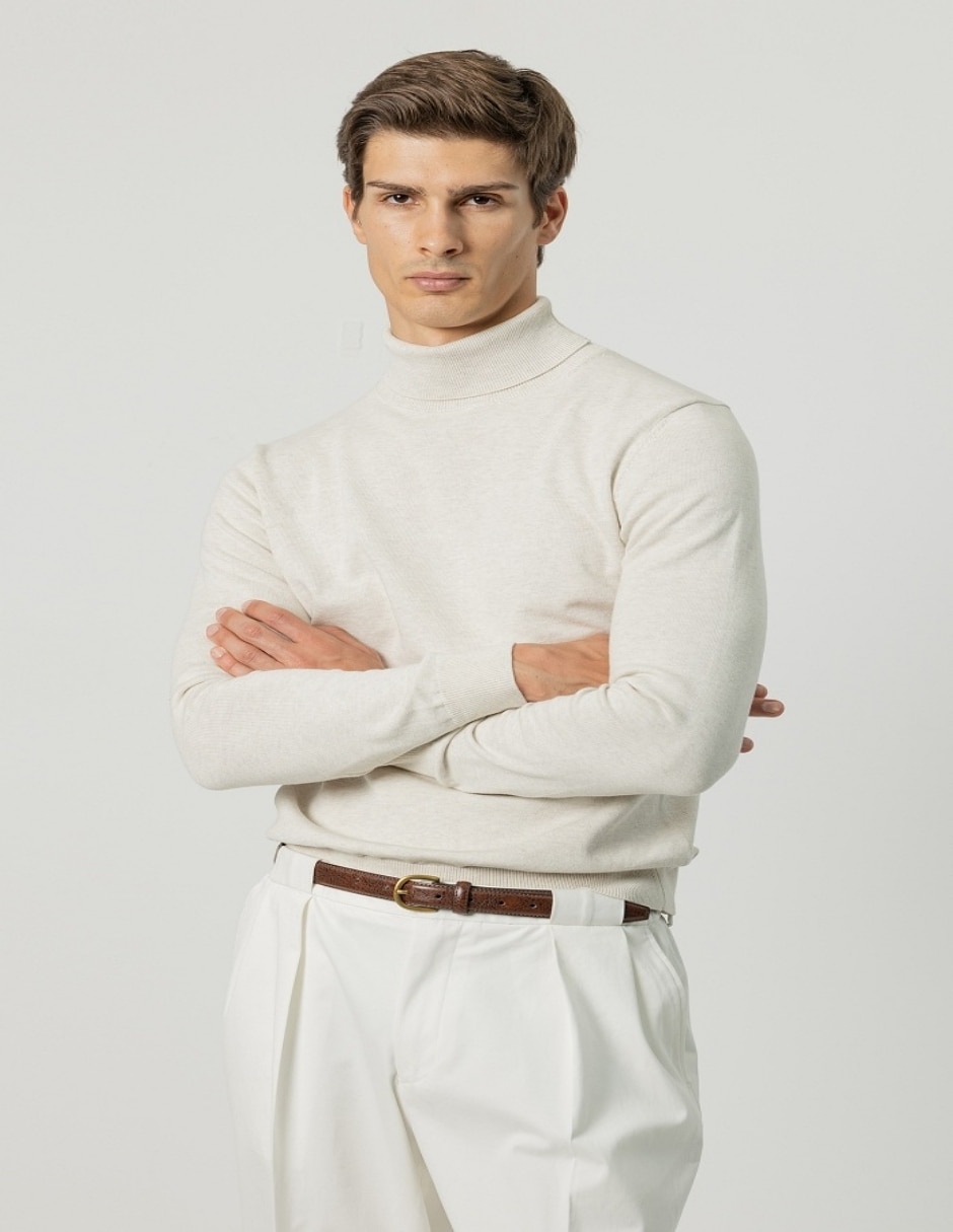 Suéter cuello Tortuga para hombre 4