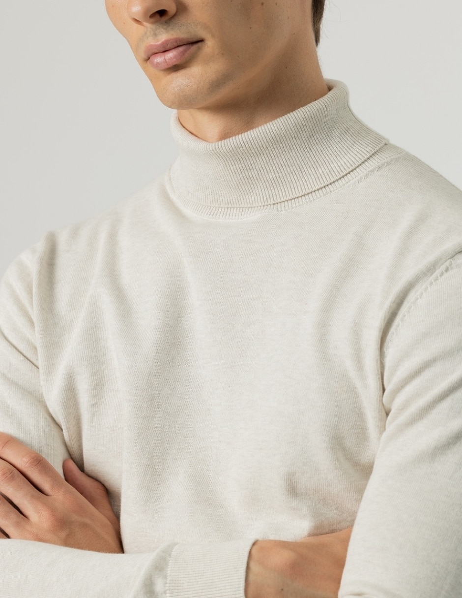 Suéter cuello Tortuga para hombre 2