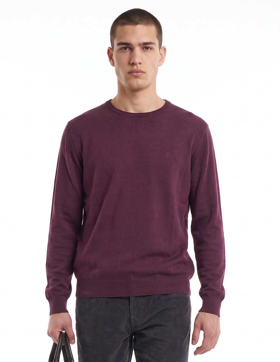 Suéter cuello redondo para hombre Suéter cuello redondo para hombre