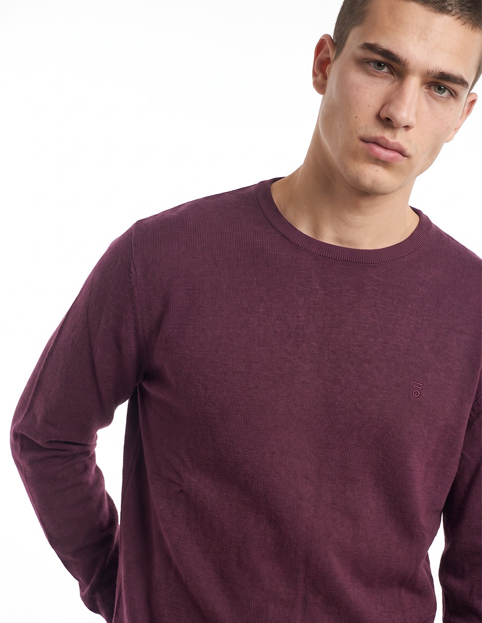 Suéter cuello redondo para hombre 2