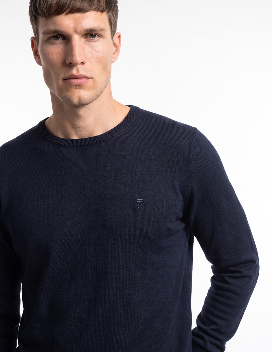 Suéter cuello redondo para hombre 2