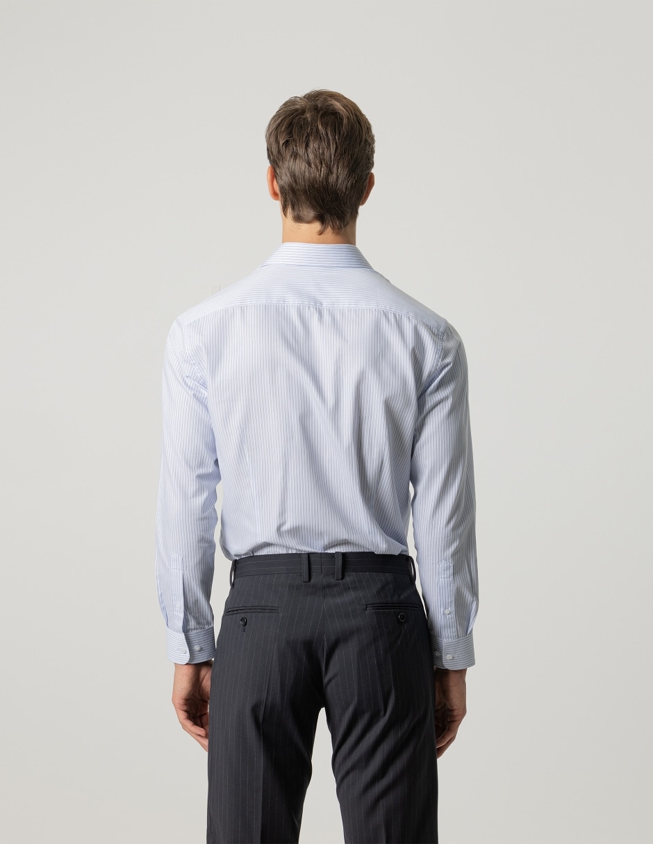 Camisa formal manga larga para hombre 2