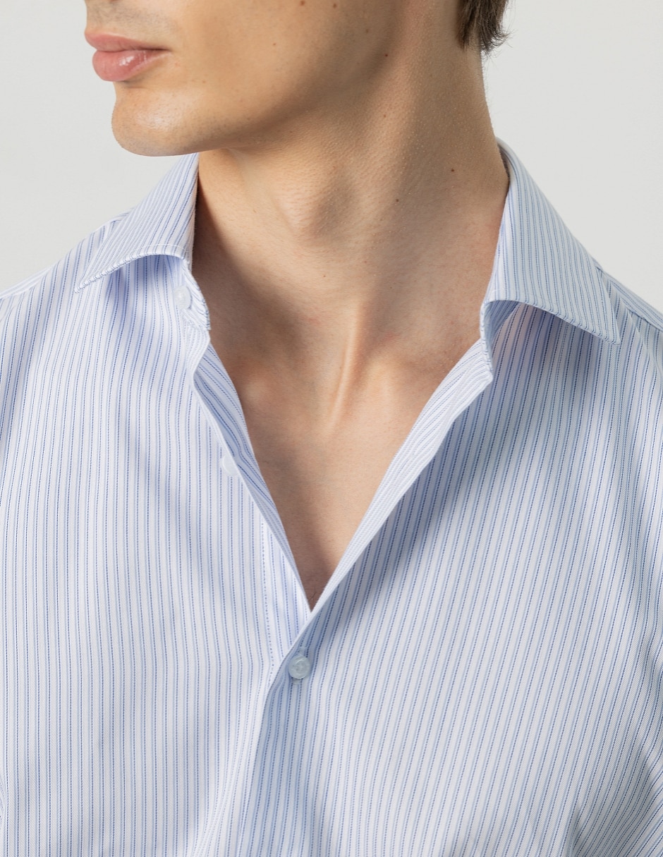 Camisa formal manga larga para hombre 3