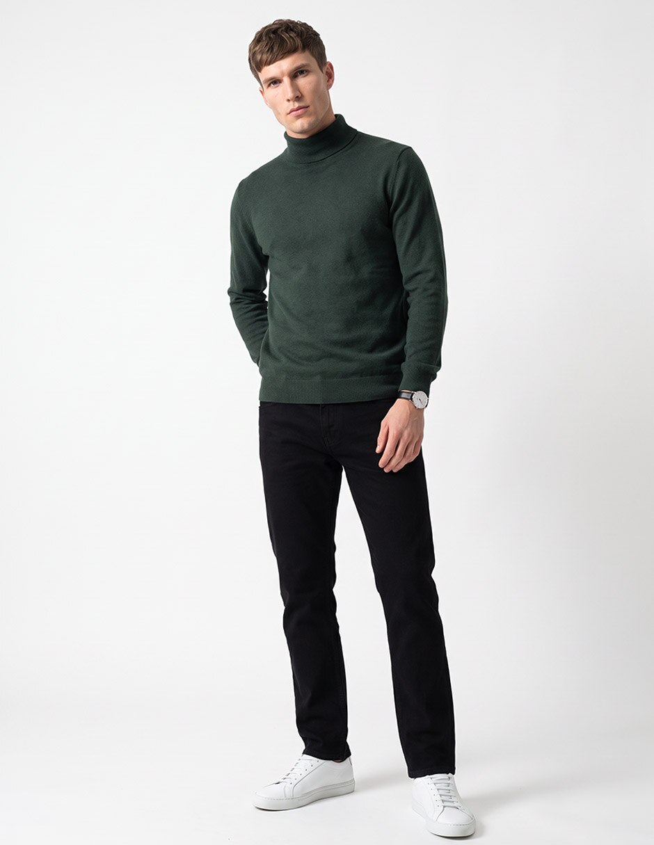 Suéter cuello alto para hombre 3