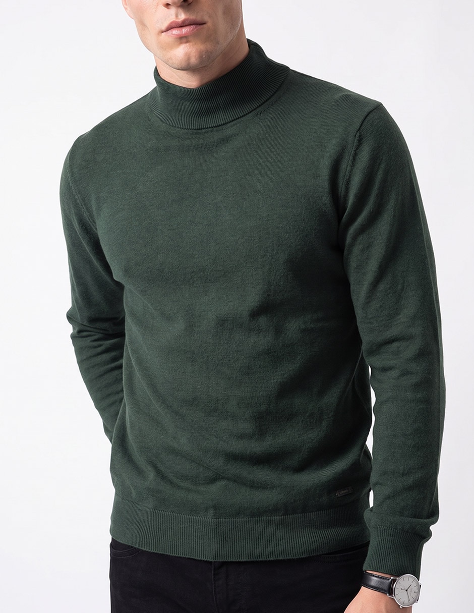 Suéter cuello alto para hombre 2