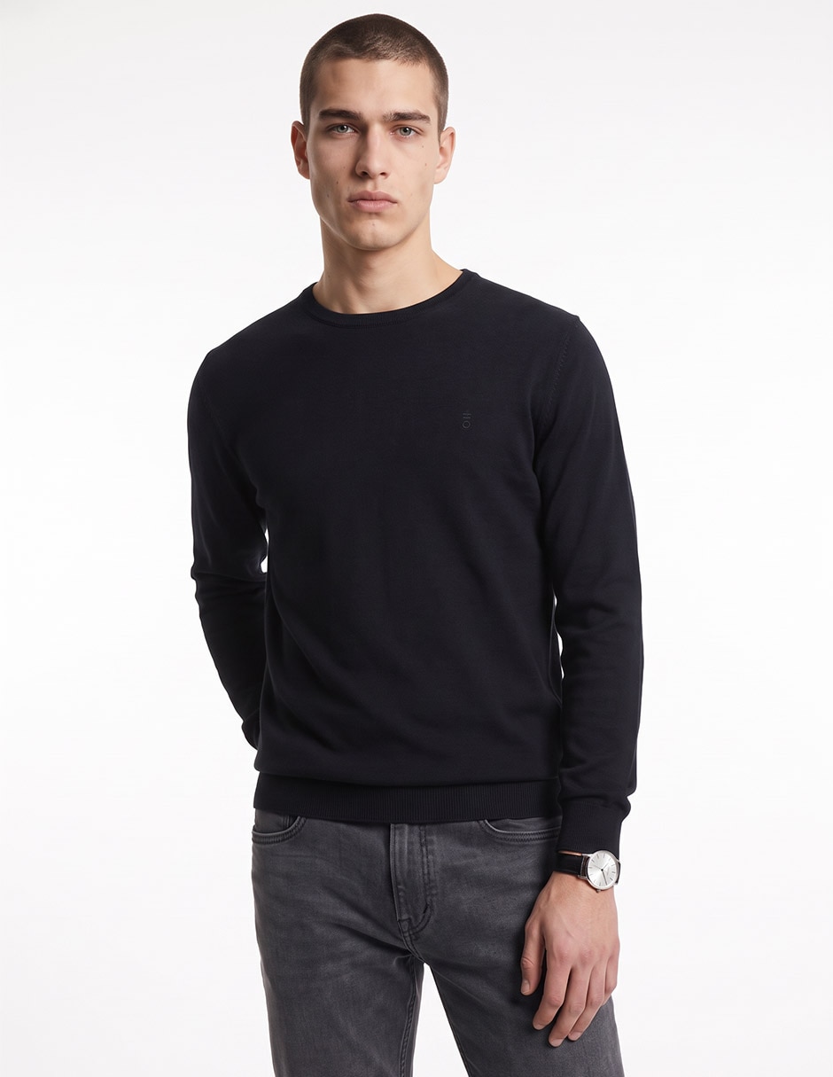 Suéter cuello redondo para hombre Suéter cuello redondo para hombre