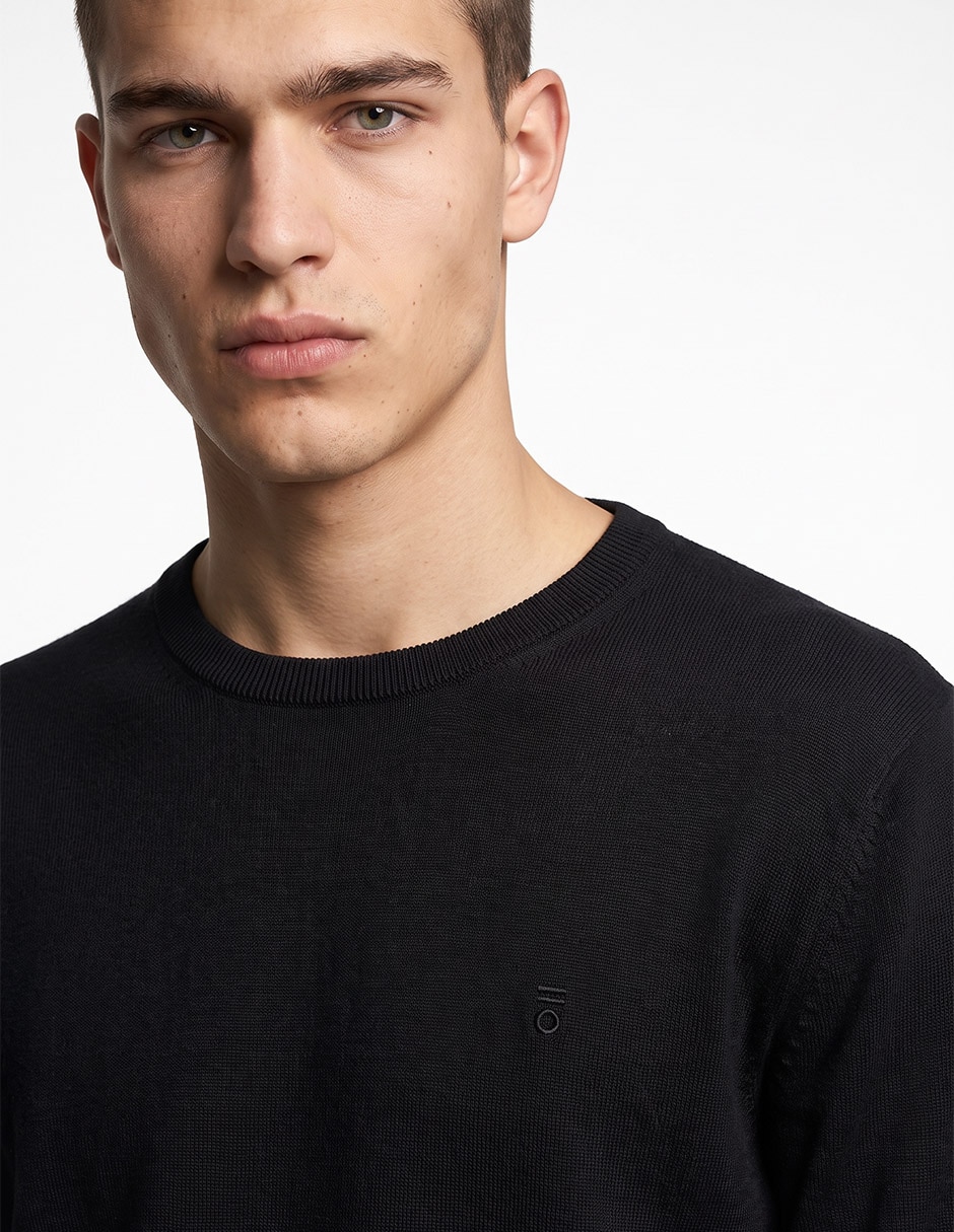 Suéter cuello redondo para hombre 2