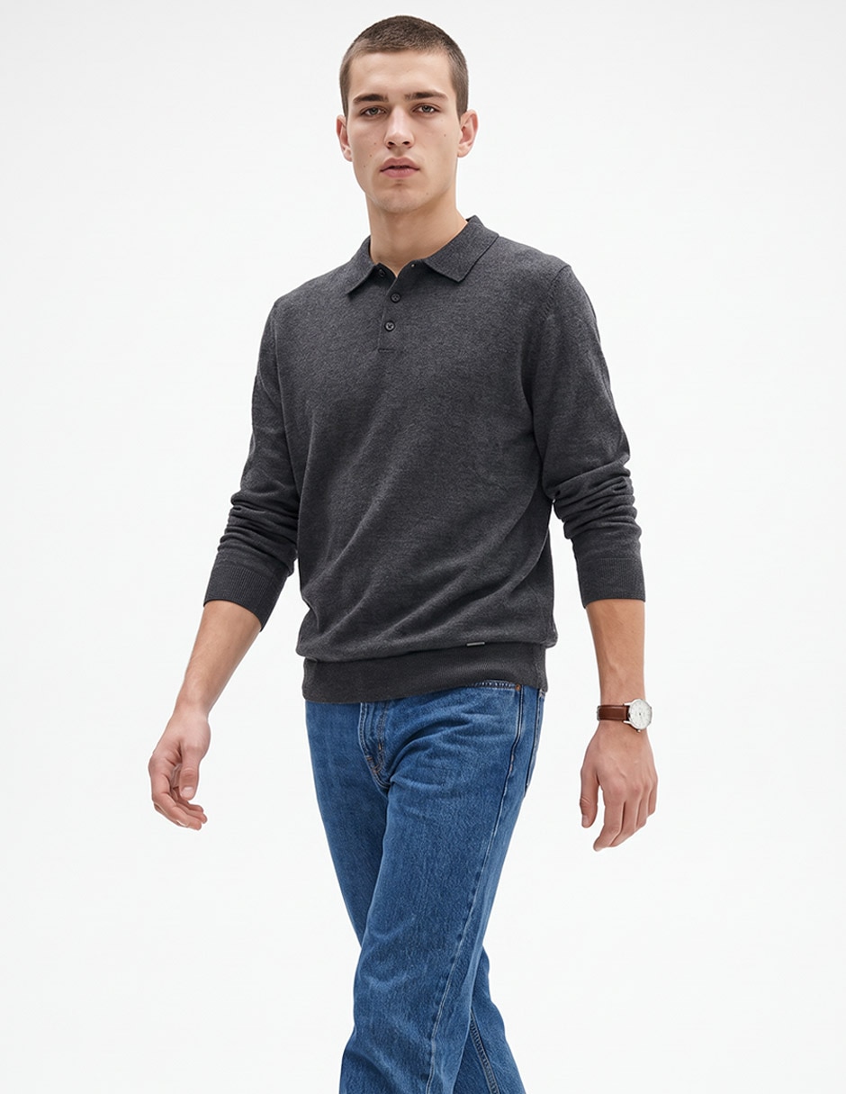 Playera tipo polo para hombre