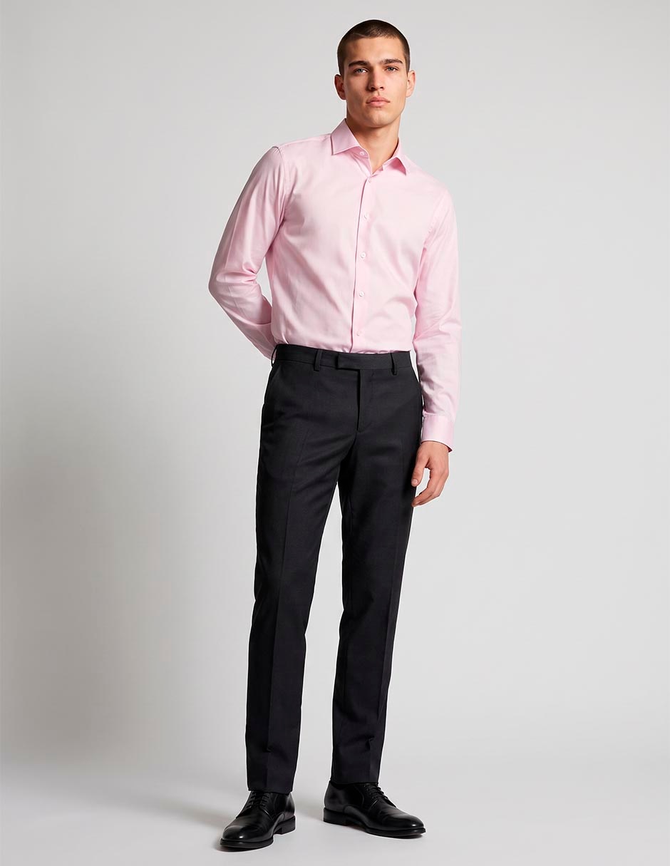 Camisa de vestir manga larga para hombre