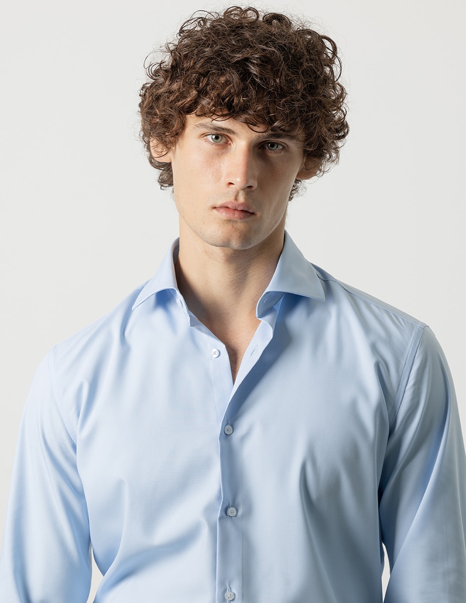 Camisa formal manga larga para hombre 3