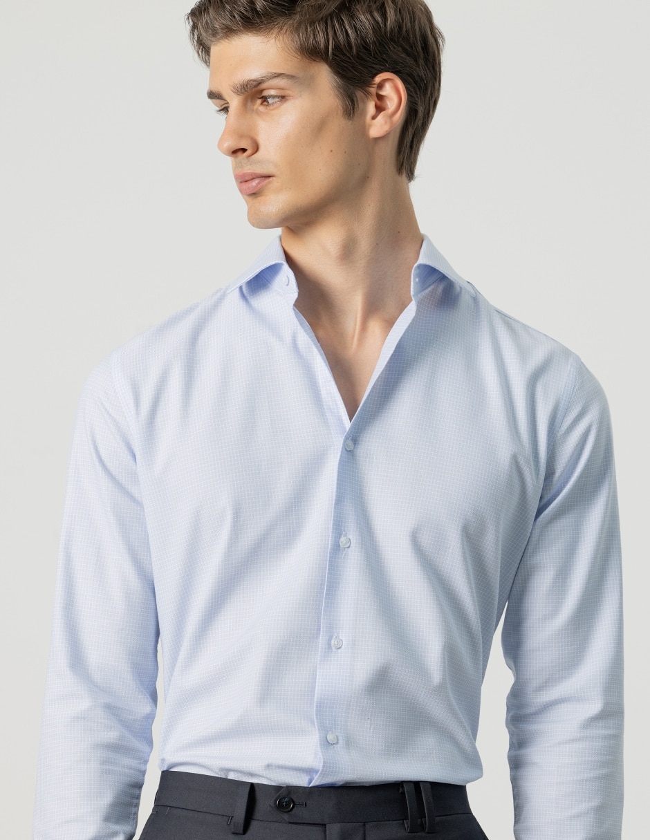 Camisa de vestir manga larga para hombre 4