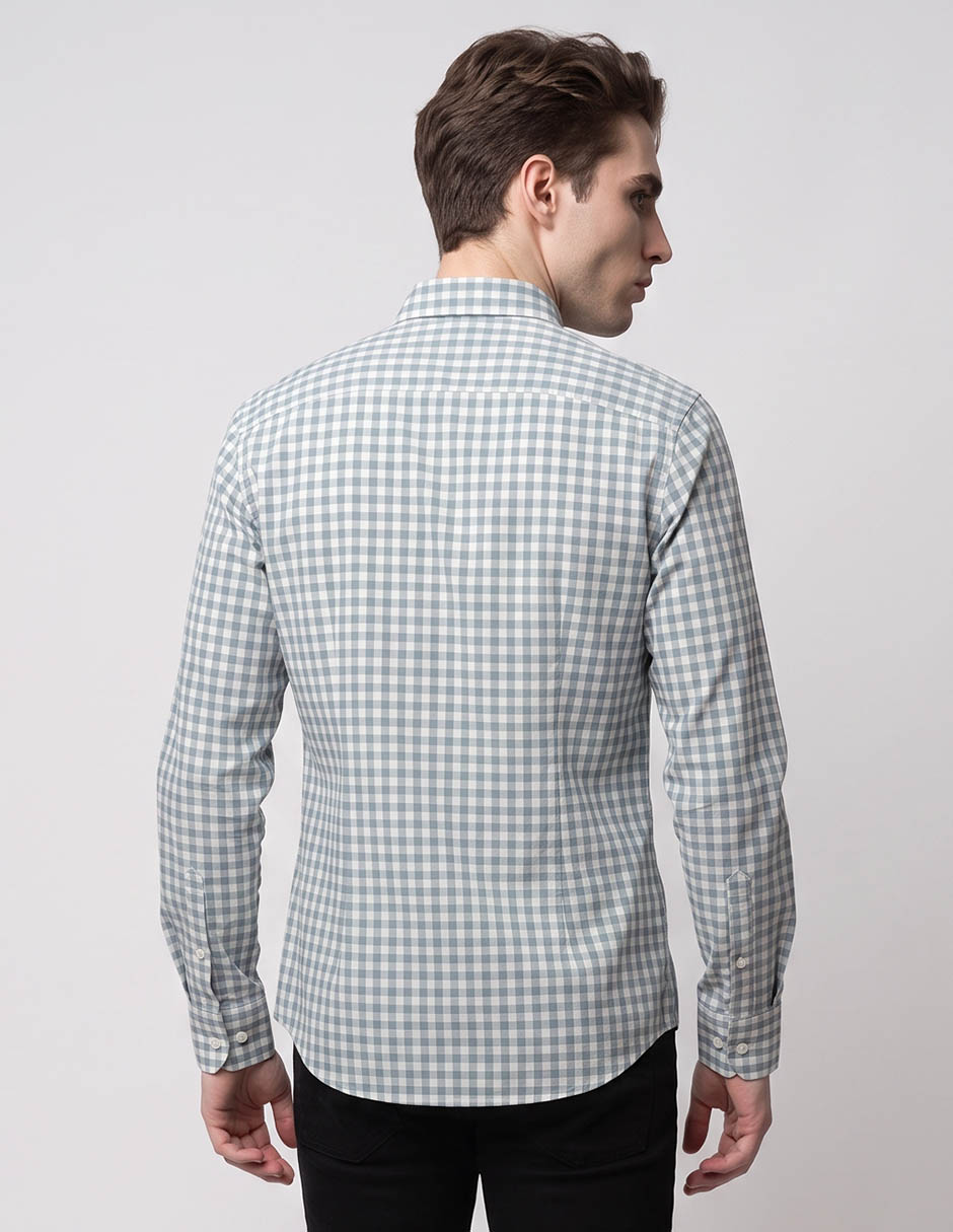 Camisa/sobrecamisa formal oi26 de algodón manga larga para hombre 2