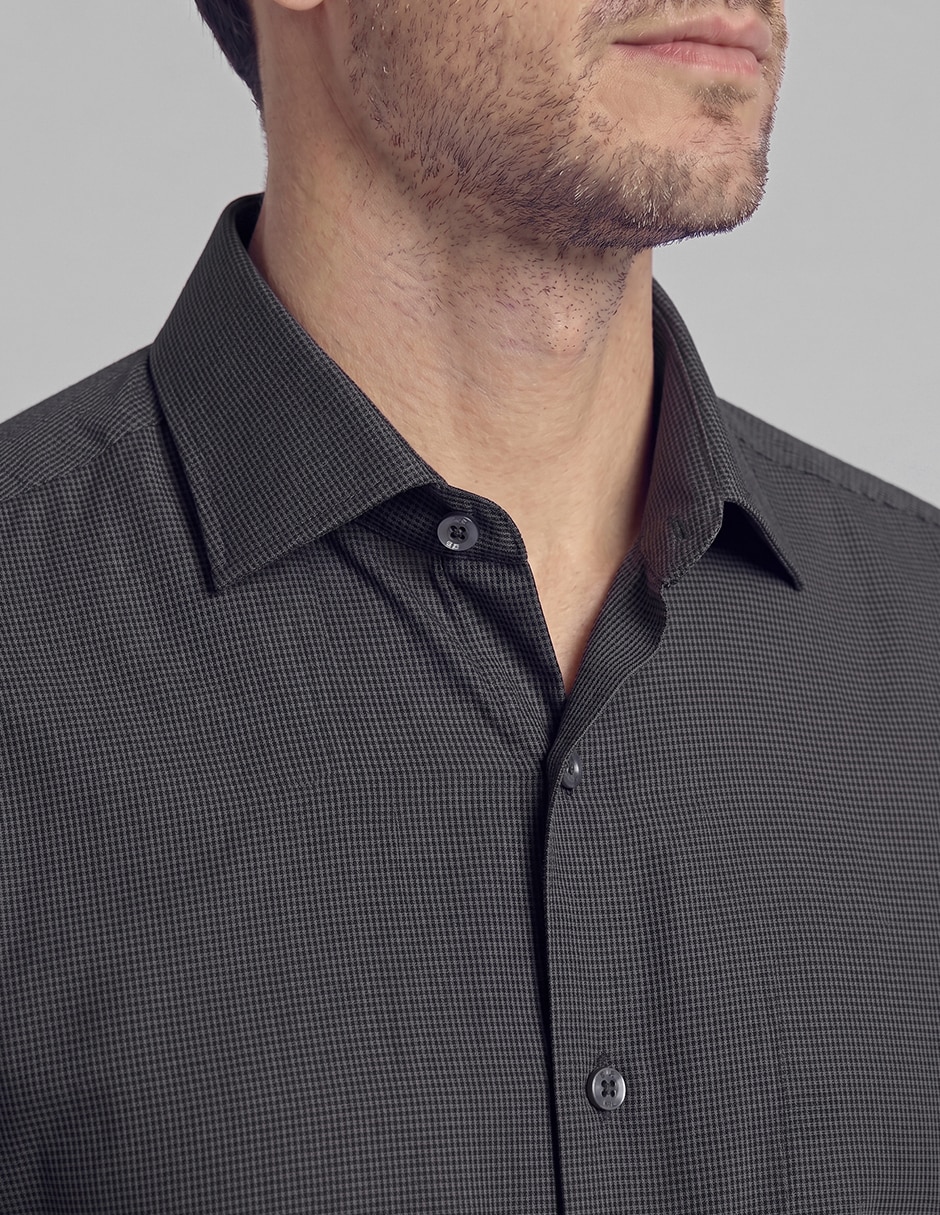 Camisa de vestir moda manga larga para hombre 3