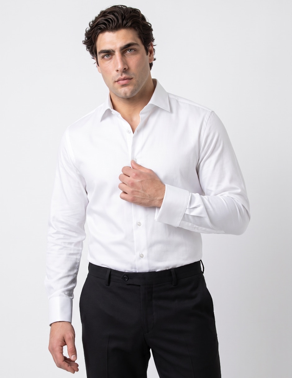 Camisa de vestir manga larga para hombre Camisa de vestir manga larga para hombre