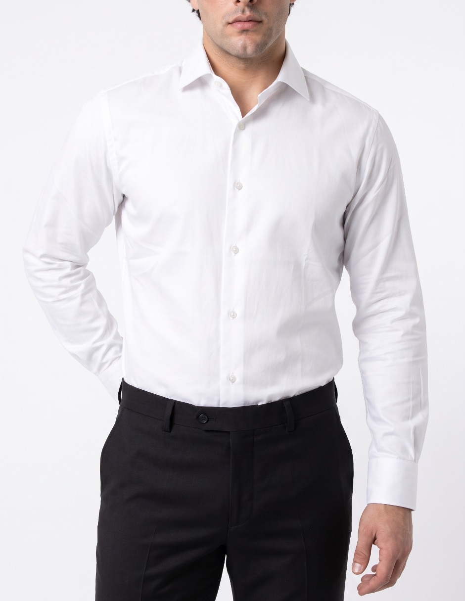 Camisa de vestir manga larga para hombre 4