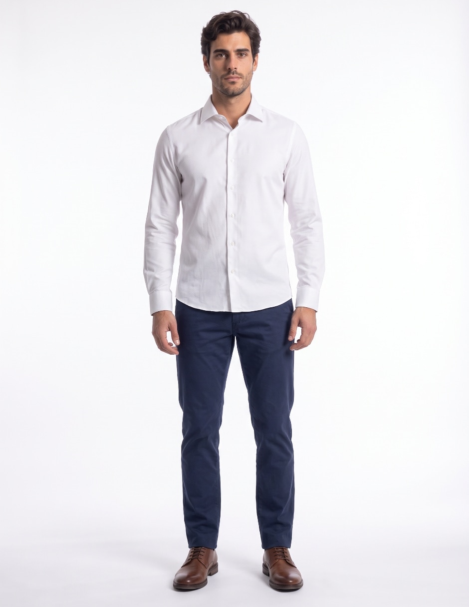 Camisa de vestir manga larga para hombre 3