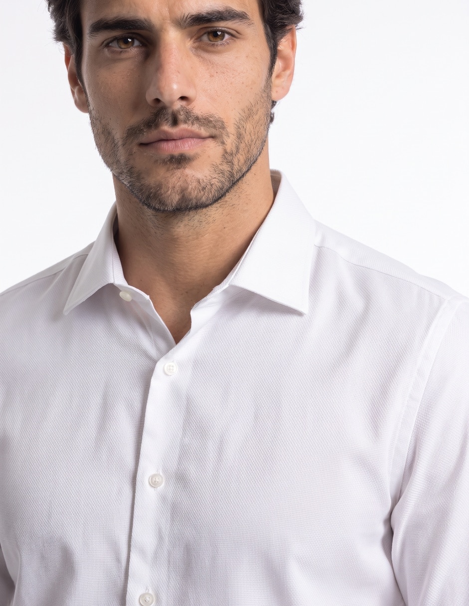 Camisa de vestir manga larga para hombre 4