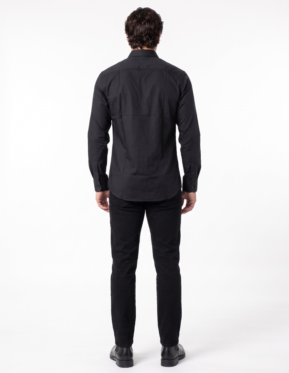 Camisa de vestir manga larga para hombre 2